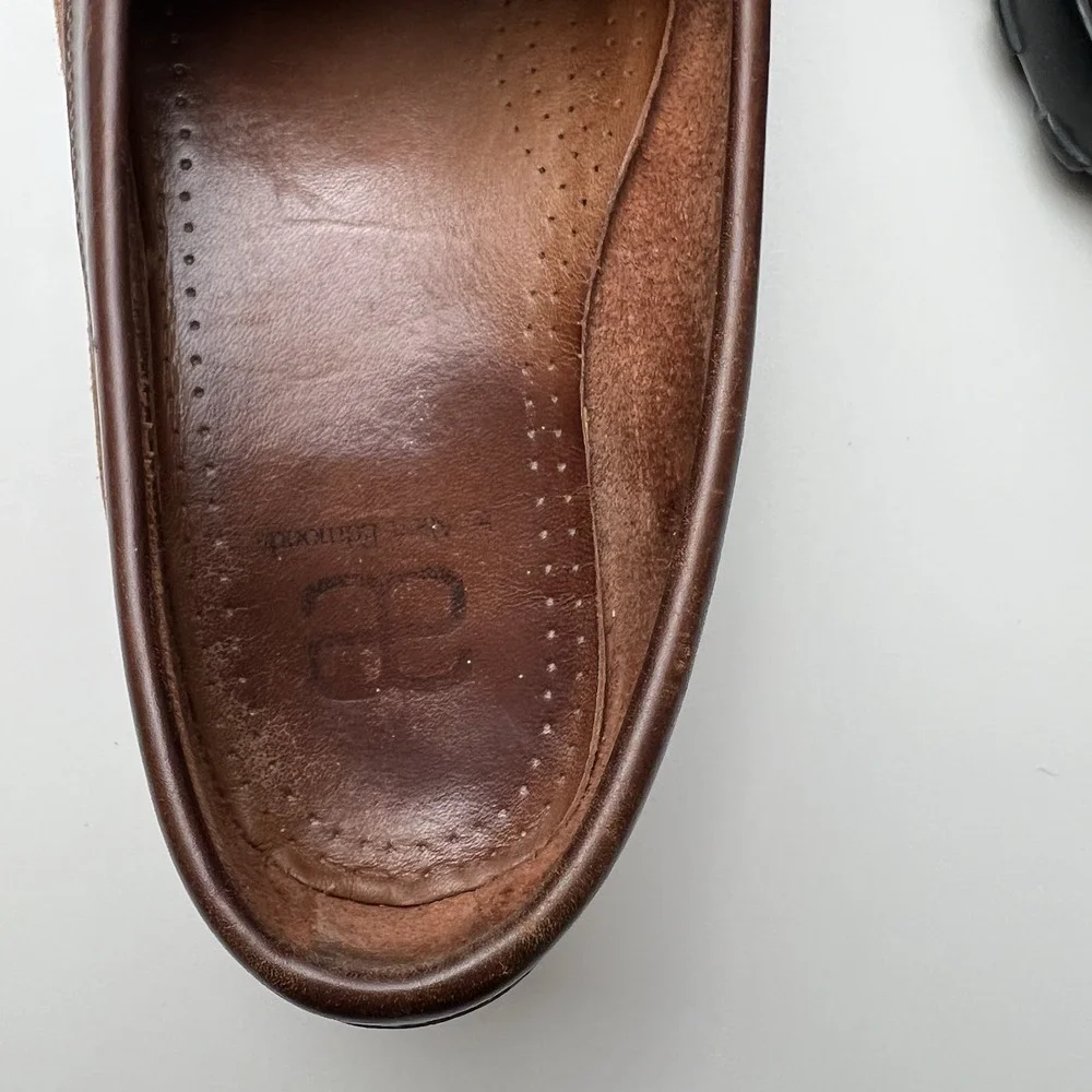 Allen Edmonds Brown Boulder Venetian Driving Moccasins 10.5 E